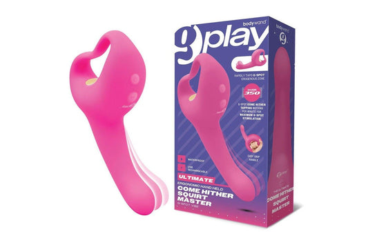Bodywand G-Play Ultimate Come Hither Squirt Master - Pink 19 cm USB Rechargeable Vibrator