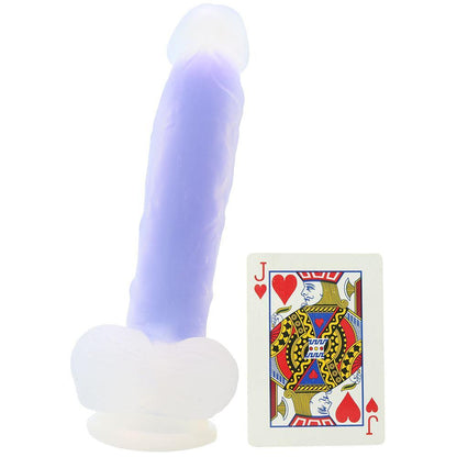 Luminous Glow In The Dark Dildo in Blue - Sex Toys Vancouver Same Day Delivery