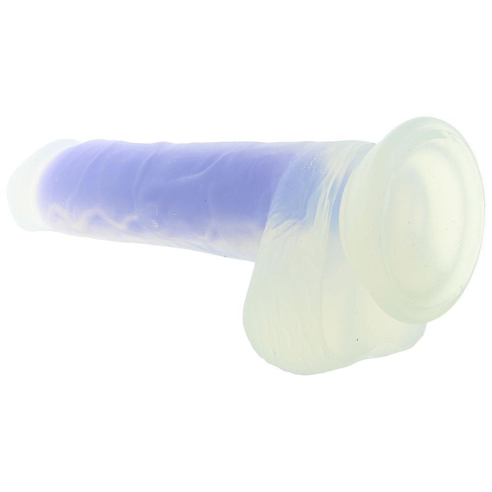 Luminous Glow In The Dark Dildo in Blue - Sex Toys Vancouver Same Day Delivery