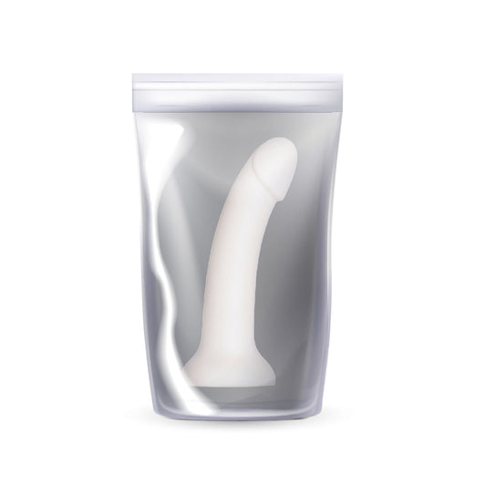 BMS Factory Liquid Silicone Dong – White