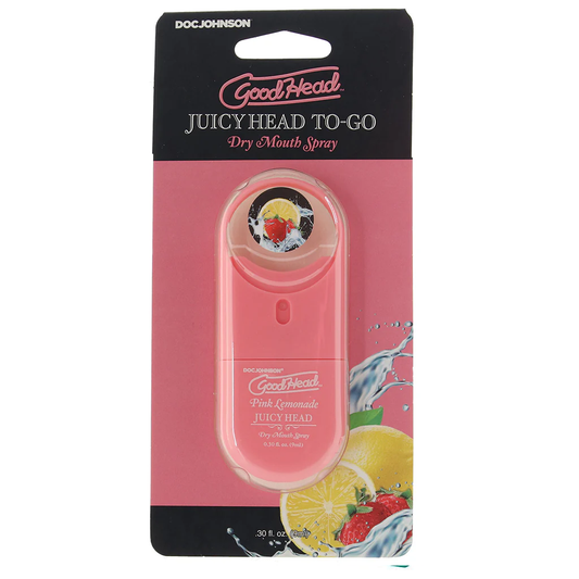 GoodHead Juicy Head Dry Mouth Spray To-Go in Pink Lemonade