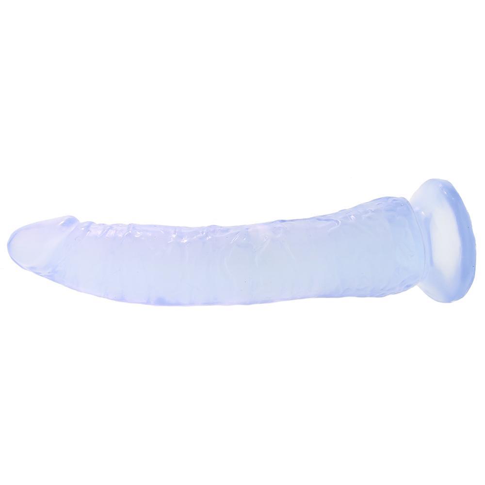 Basix Slim 7 Inch Dildo in Clear - Sex Toys Vancouver Same Day Delivery