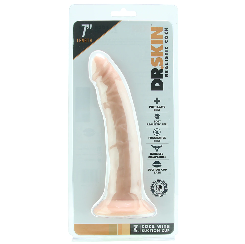 Dr. Skin 7 Inch Cock with Suction Cup