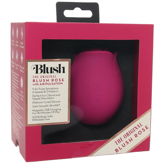 The Original Blush Rose Air Pulse Clitoral Stimulator