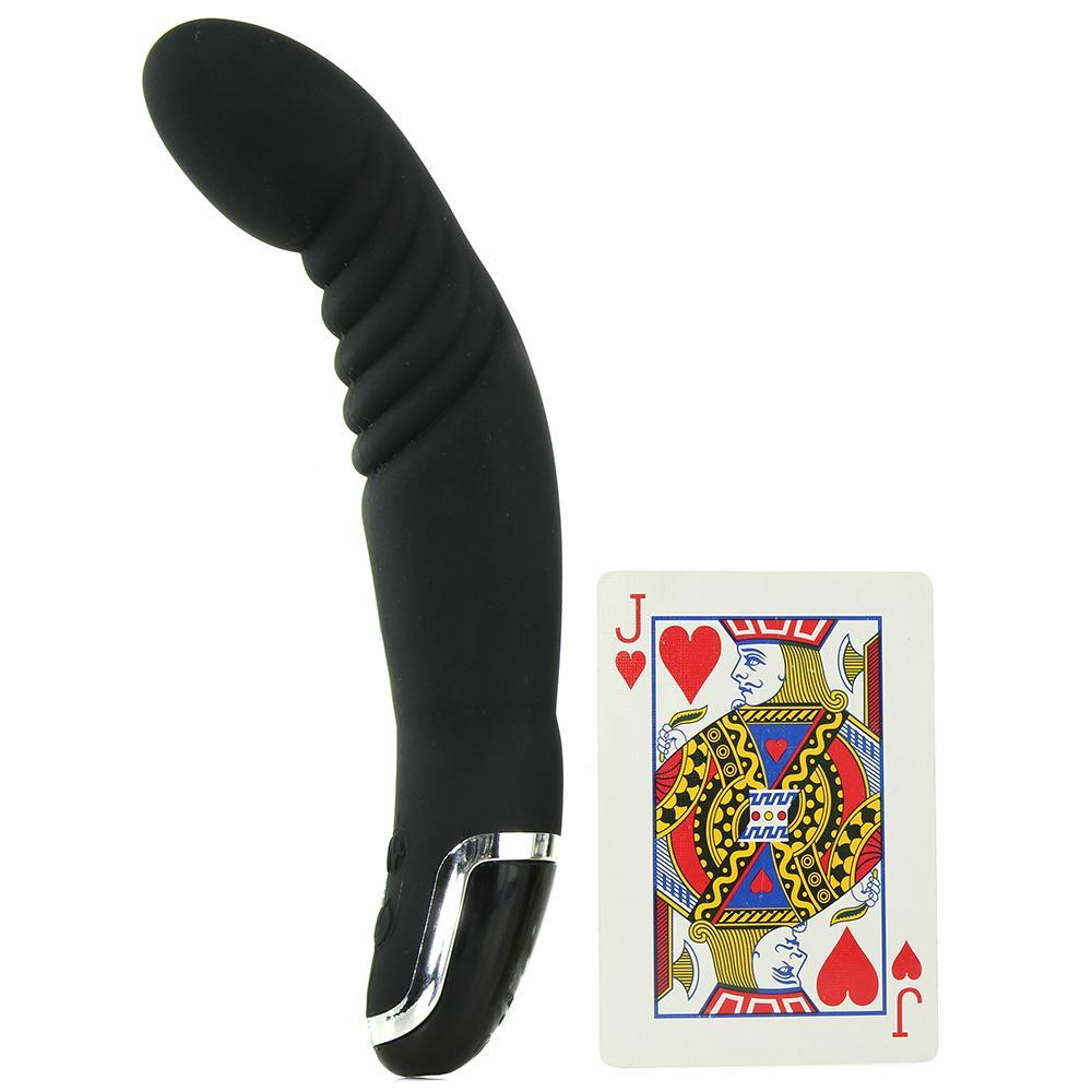 Dr. Joel Silicone Ridged P Vibe in Black - Sex Toys Vancouver Same Day Delivery