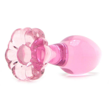 Icicles No. 48 Hand Blown Glass Butt Plug in Pink - Sex Toys Vancouver Same Day Delivery