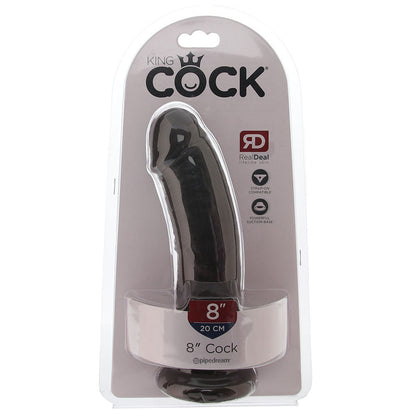 King Cock 8 Inch Dildo in Brown
