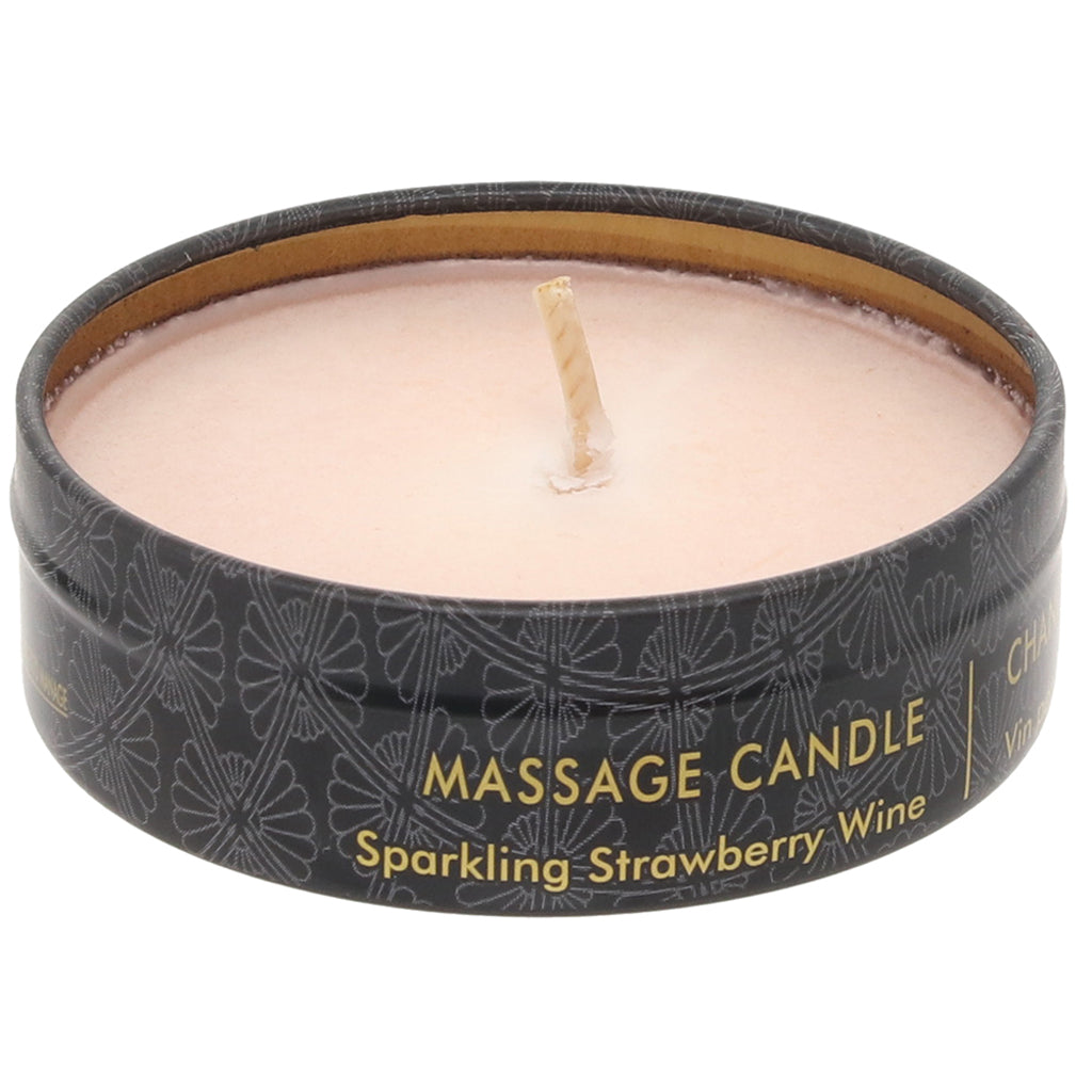 Romance Mini Massage Candle 1oz/30ml in Strawberry Wine