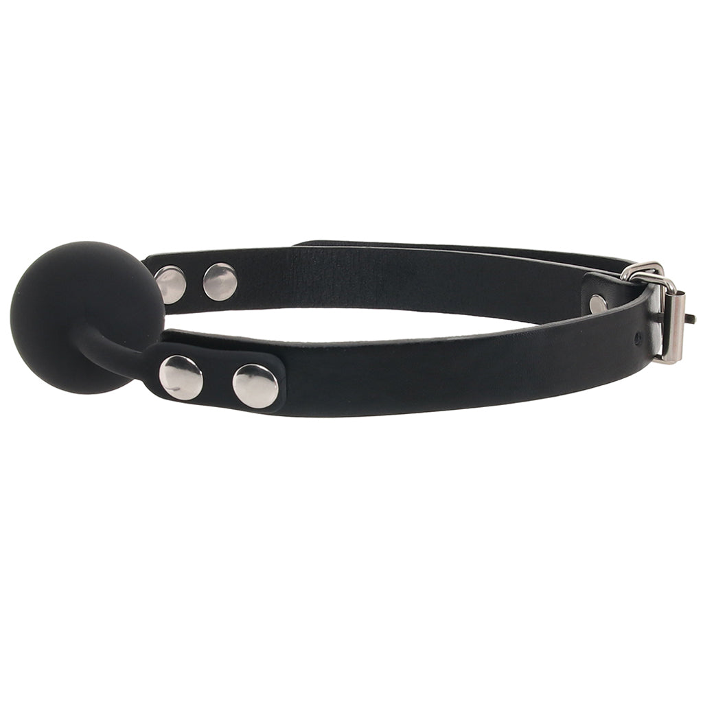 Ouch! Silicone Ball Gag in Black
