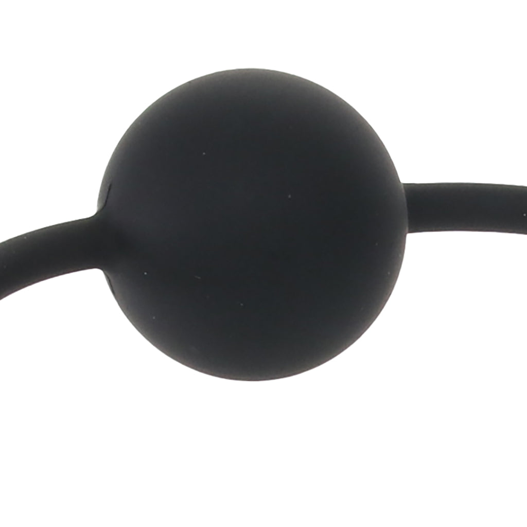 Ouch! Silicone Ball Gag in Black