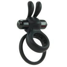 Load image into Gallery viewer, OHare Silicone Vibrating Cock Ring in Black
