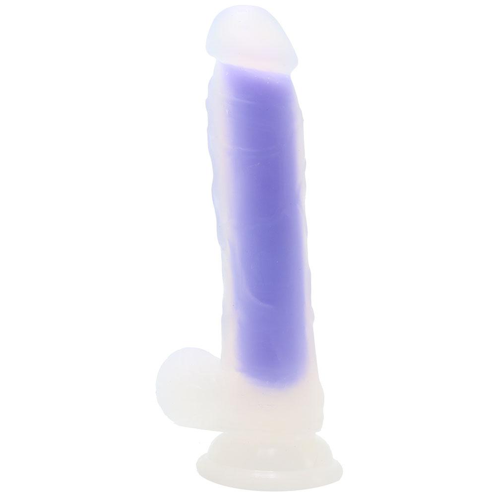 Luminous Glow In The Dark Dildo in Blue - Sex Toys Vancouver Same Day Delivery