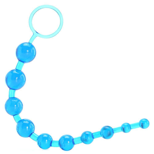 X-10 Anal Beads in Blue - Sex Toys Vancouver Same Day Delivery