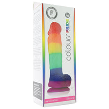 Load image into Gallery viewer, Colours Pride Edition 5 Inch Silicone Dildo in Rainbow - Sex Toys Vancouver Same Day Delivery
